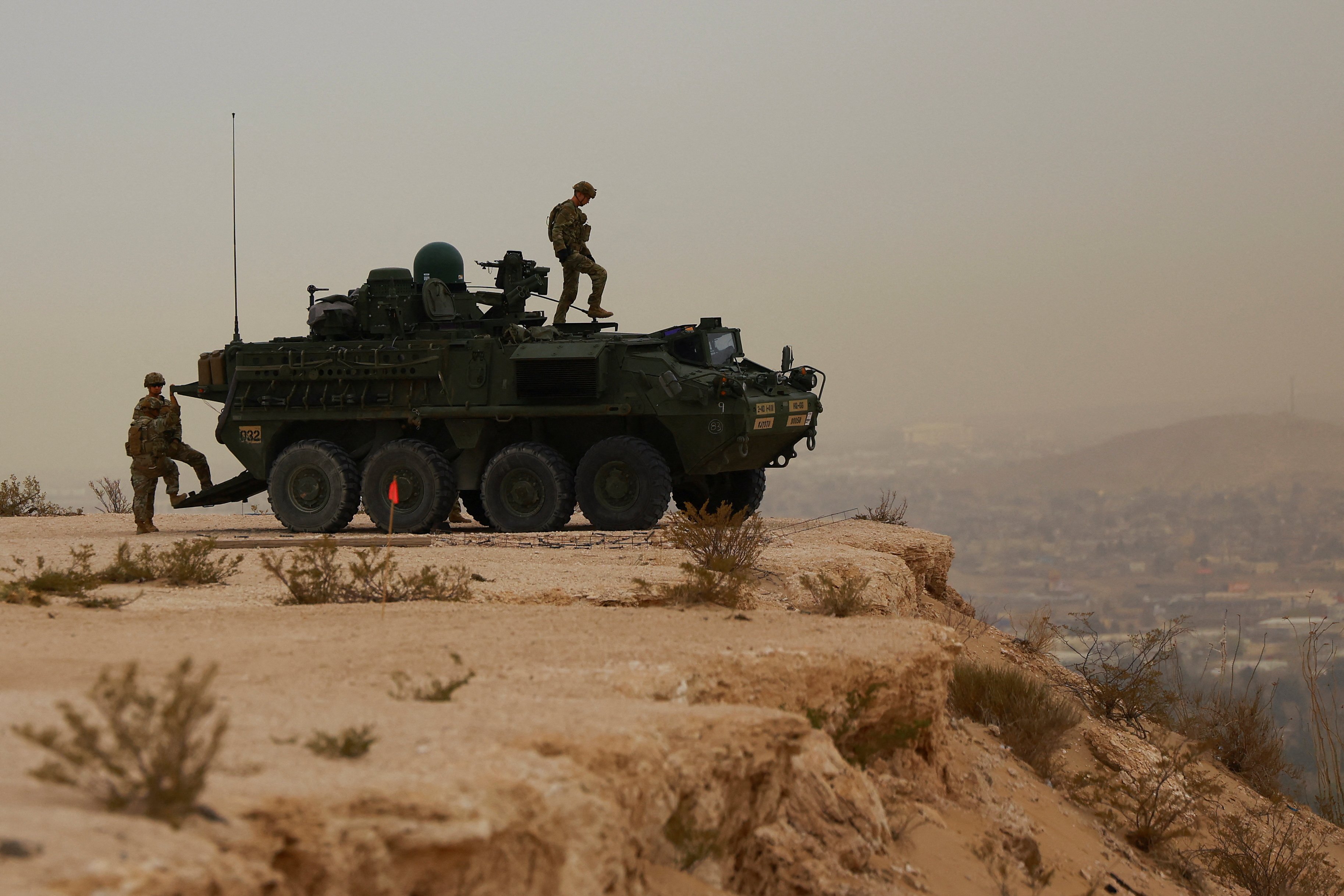 US troops make first detentions in Trump border military zones