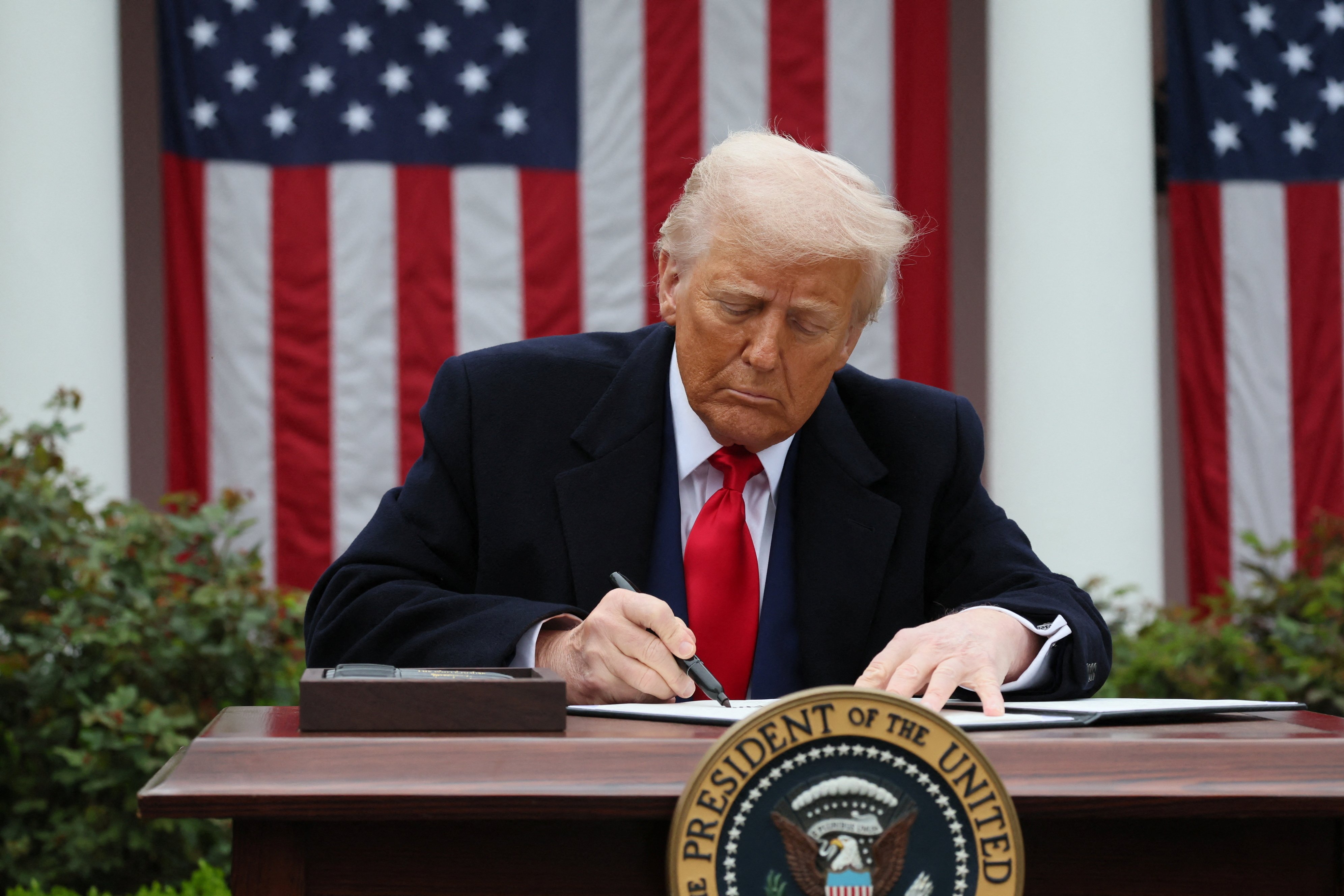 Trump signs orders to bolster US drone defenses, boost supersonic flight