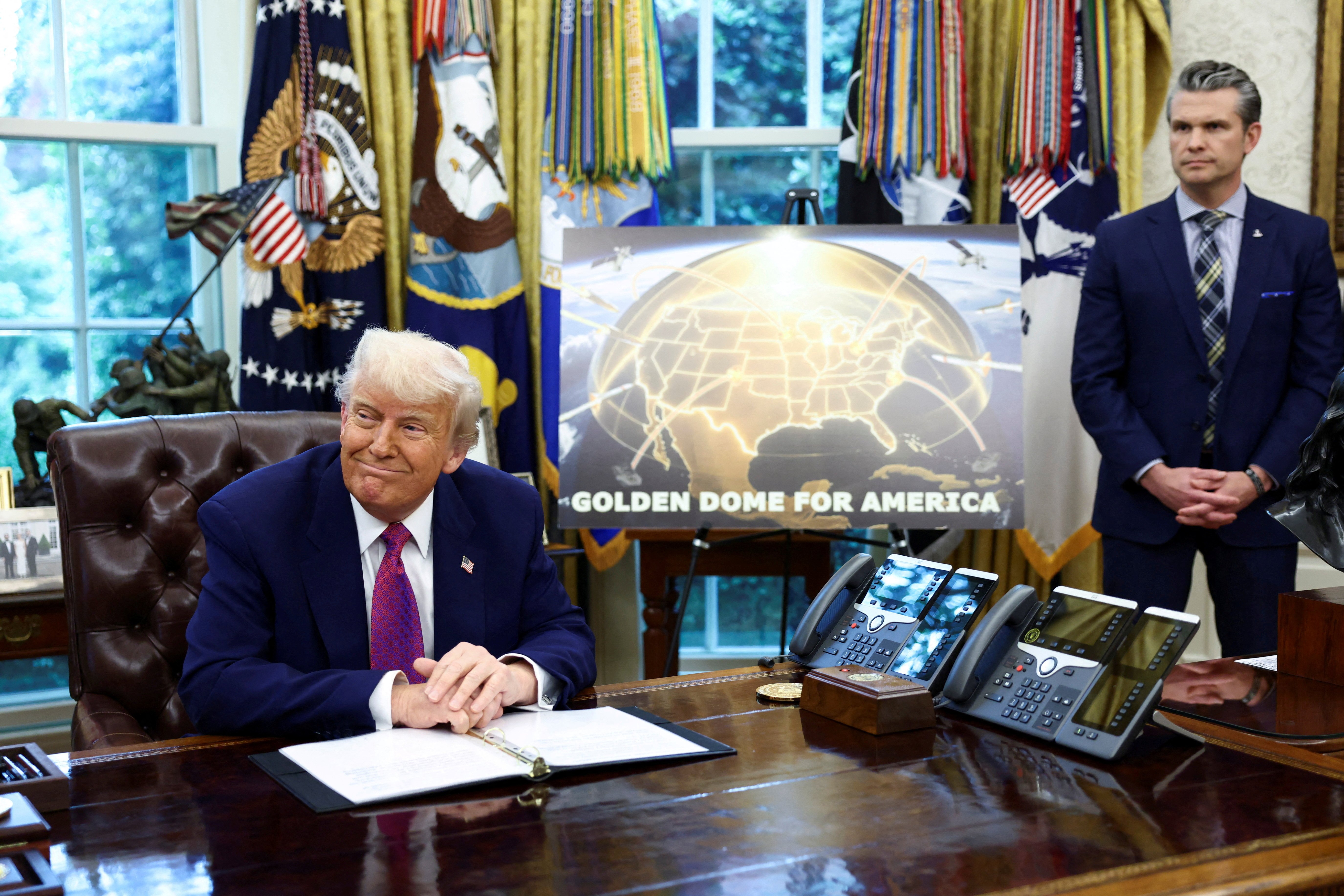 Exclusive: Trump's Golden Dome looks for alternatives to Musk's SpaceX