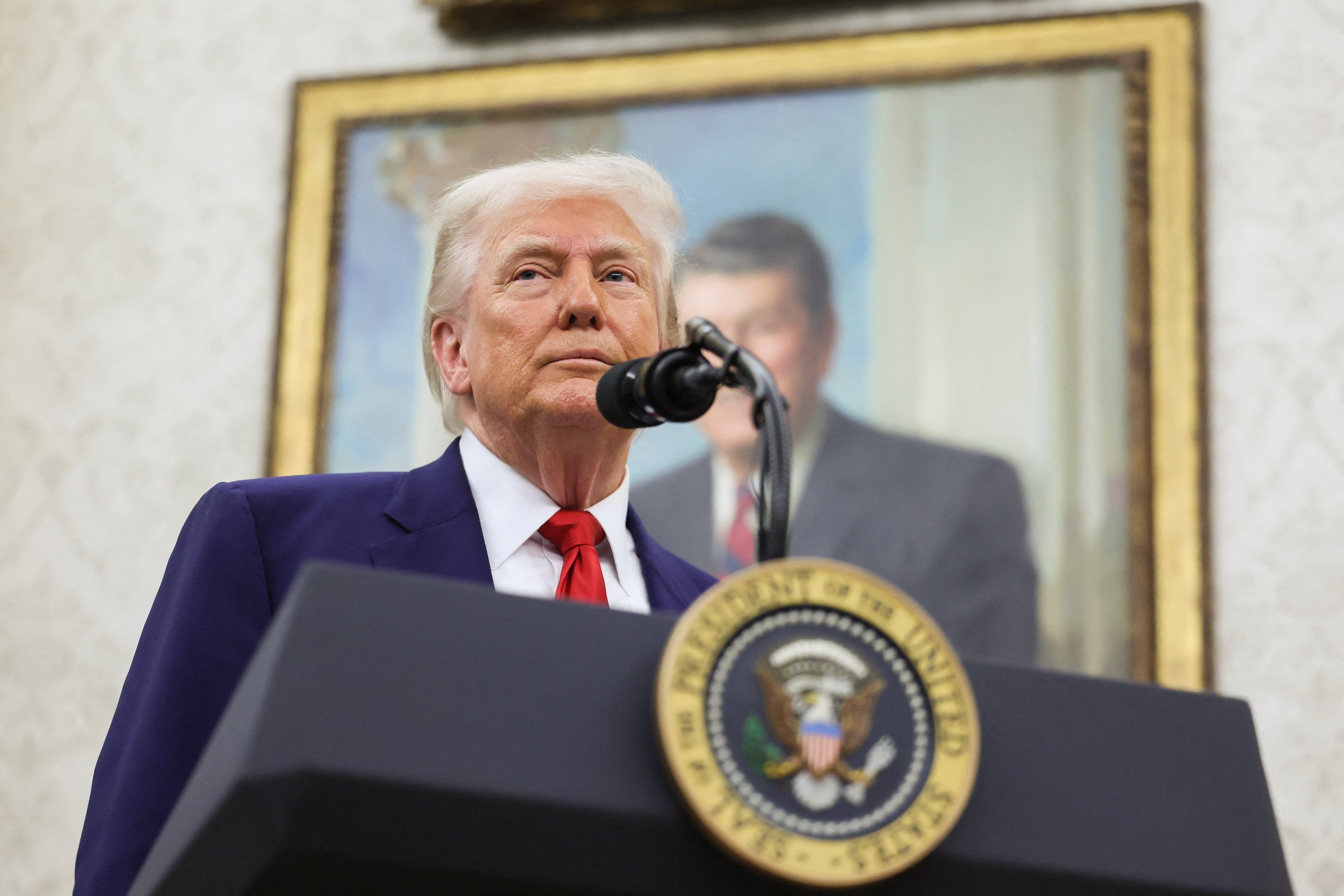 Trump says Harvard should have maybe a 15% cap on foreign students