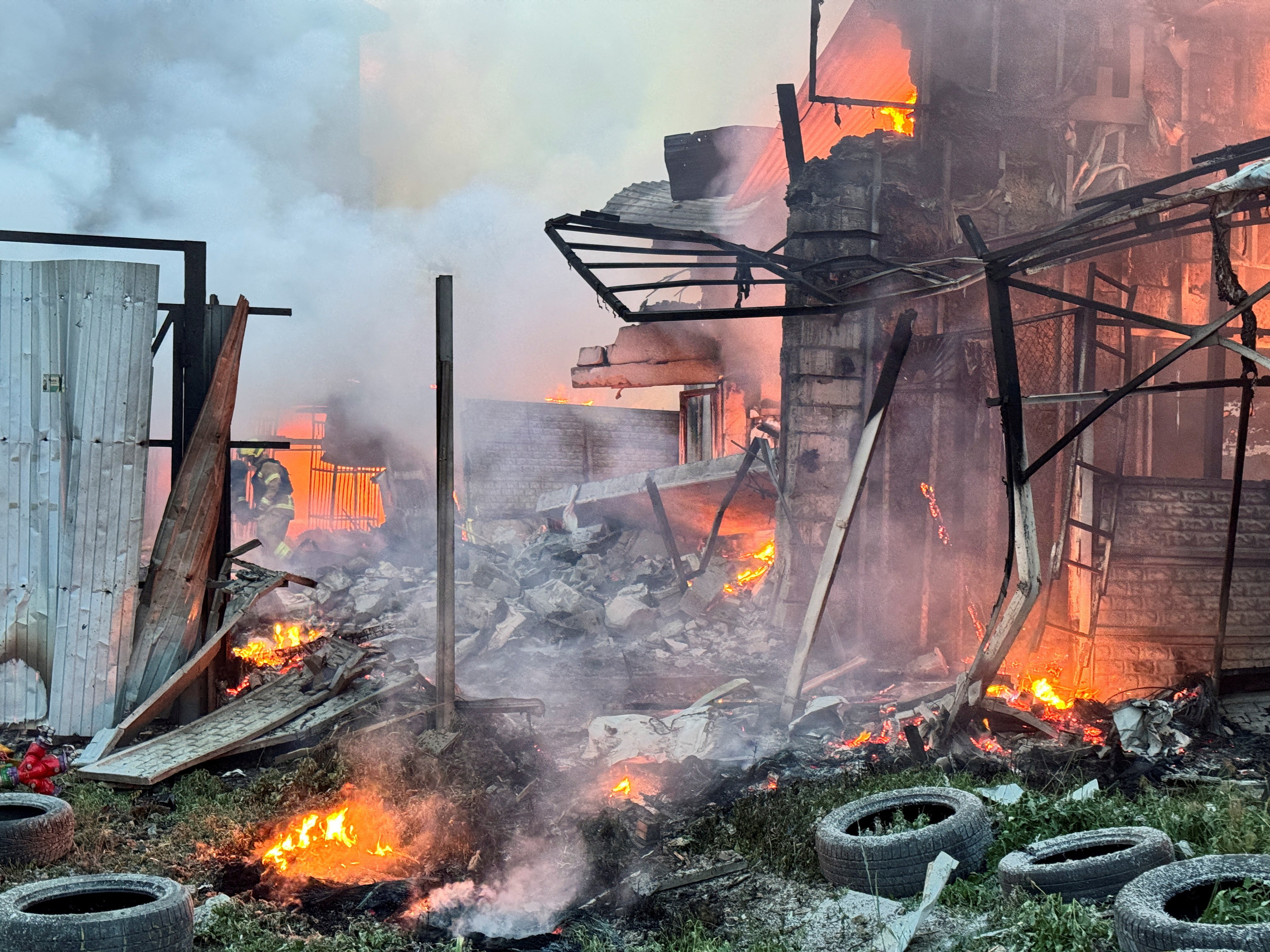 Russian strike kills 5 in Ukraine, including a 1-year-old, hours after Trump-Putin call