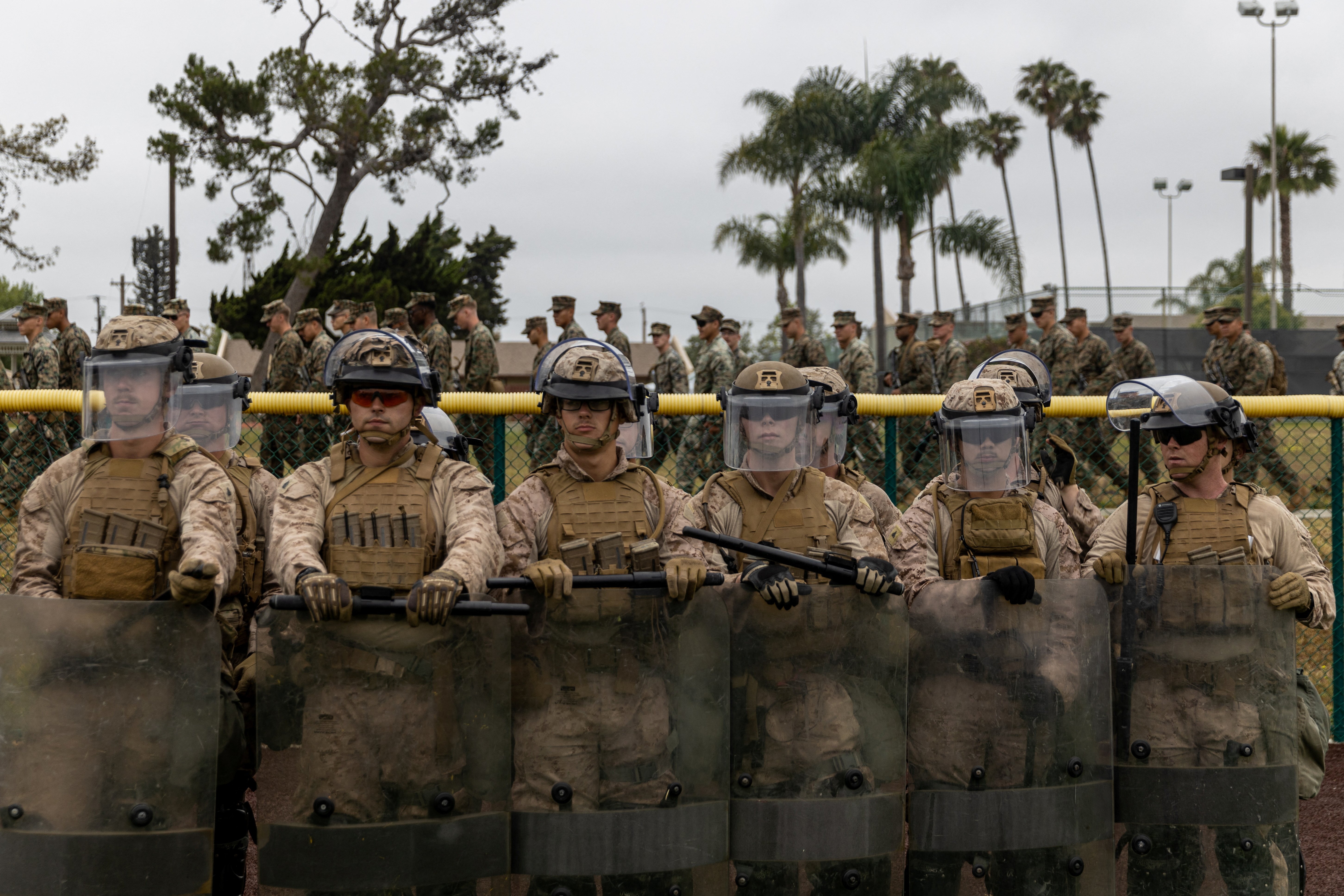 Marines ending Los Angeles deployment, Pentagon says