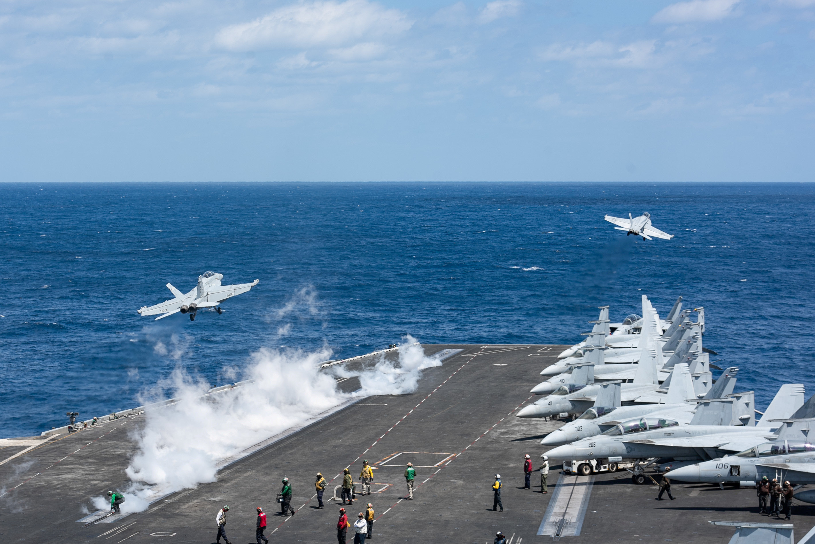 US aircraft carrier collides with merchant ship near Egypt, but no injuries reported