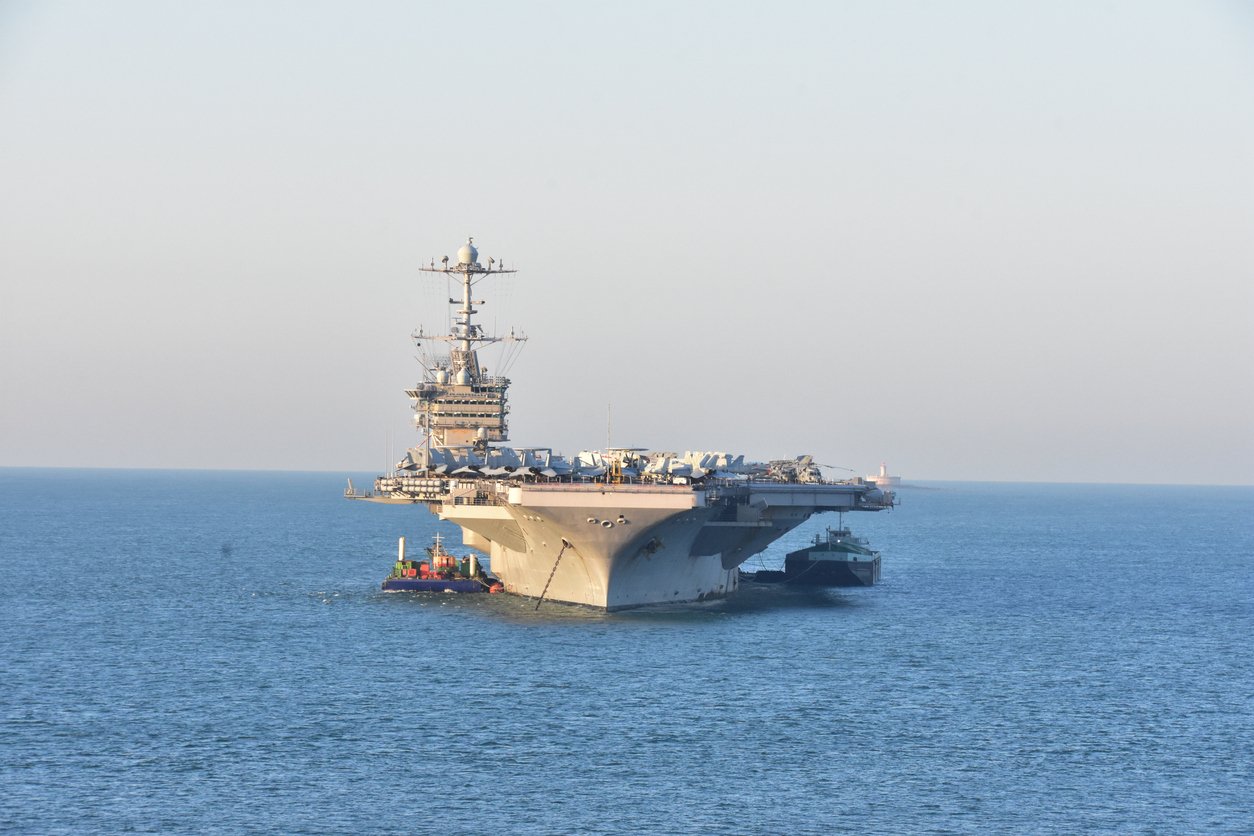 US Navy loses $60 million jet at sea after it fell overboard from aircraft carrier